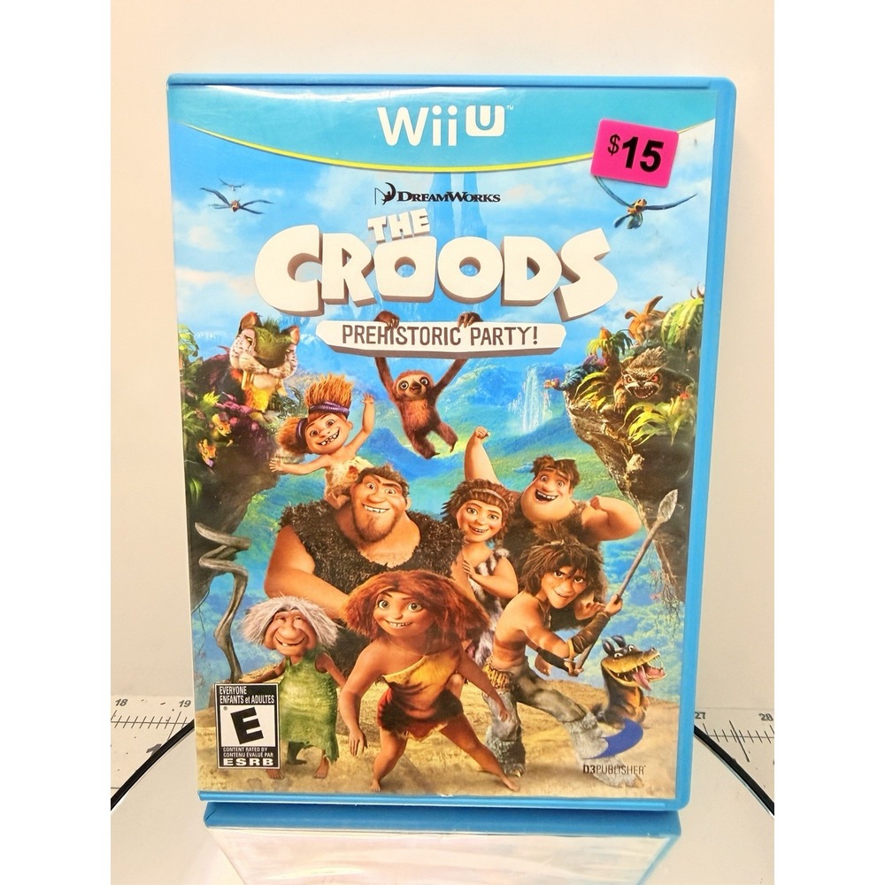 The Croods Prehistoric Party! (Nintendo Wii U) Complete CIB with Manual